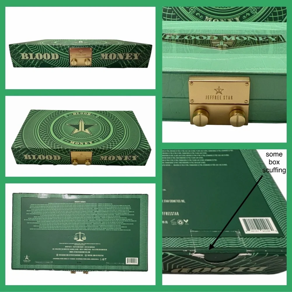 Blood Money Jeffree Star Eyeshadow Palette NEW!